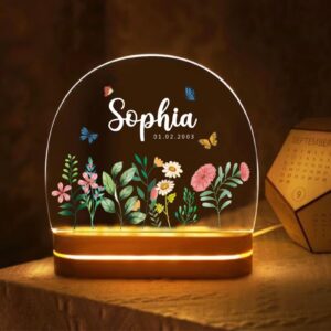 Name LED Night Table Lamp