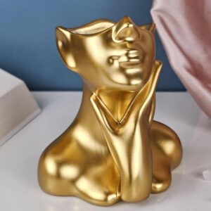 6117MHjINXL._SL1080_.jpg Human Face Shape Flower Vase