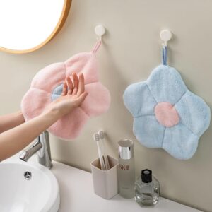 Flower Design Hand Towels