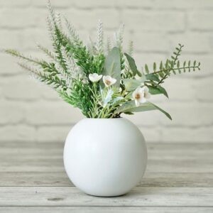 Metal Ball Flower Vase