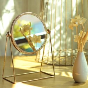 360 Degree Metal Golden Mirror