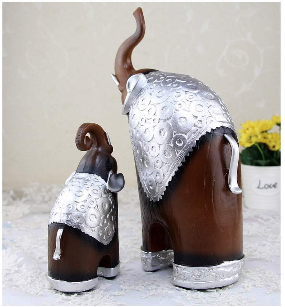 Thai Style Elephant Figurines - Image 3
