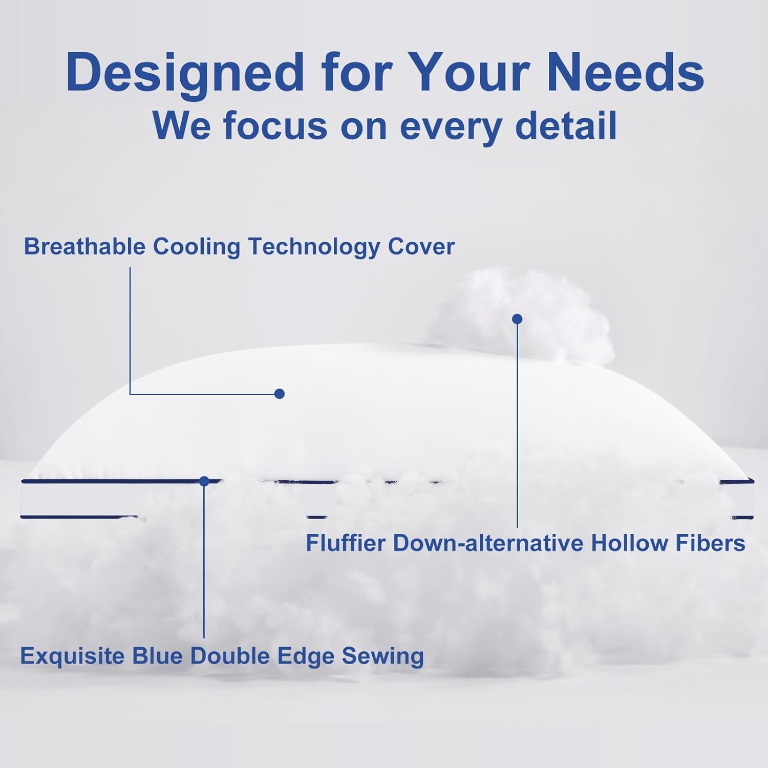 Premium Pillows Set of 2 - Image 3