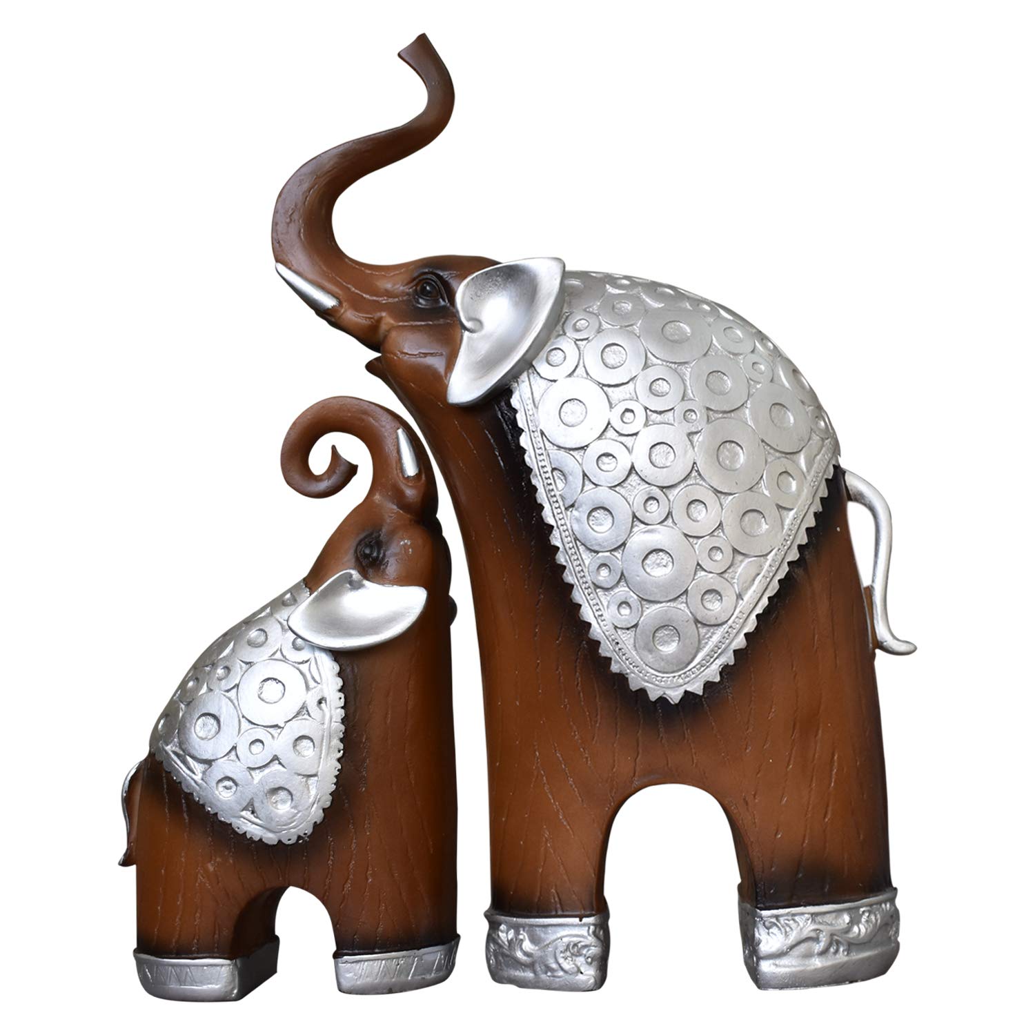 Thai Style Elephant Figurines - Image 4