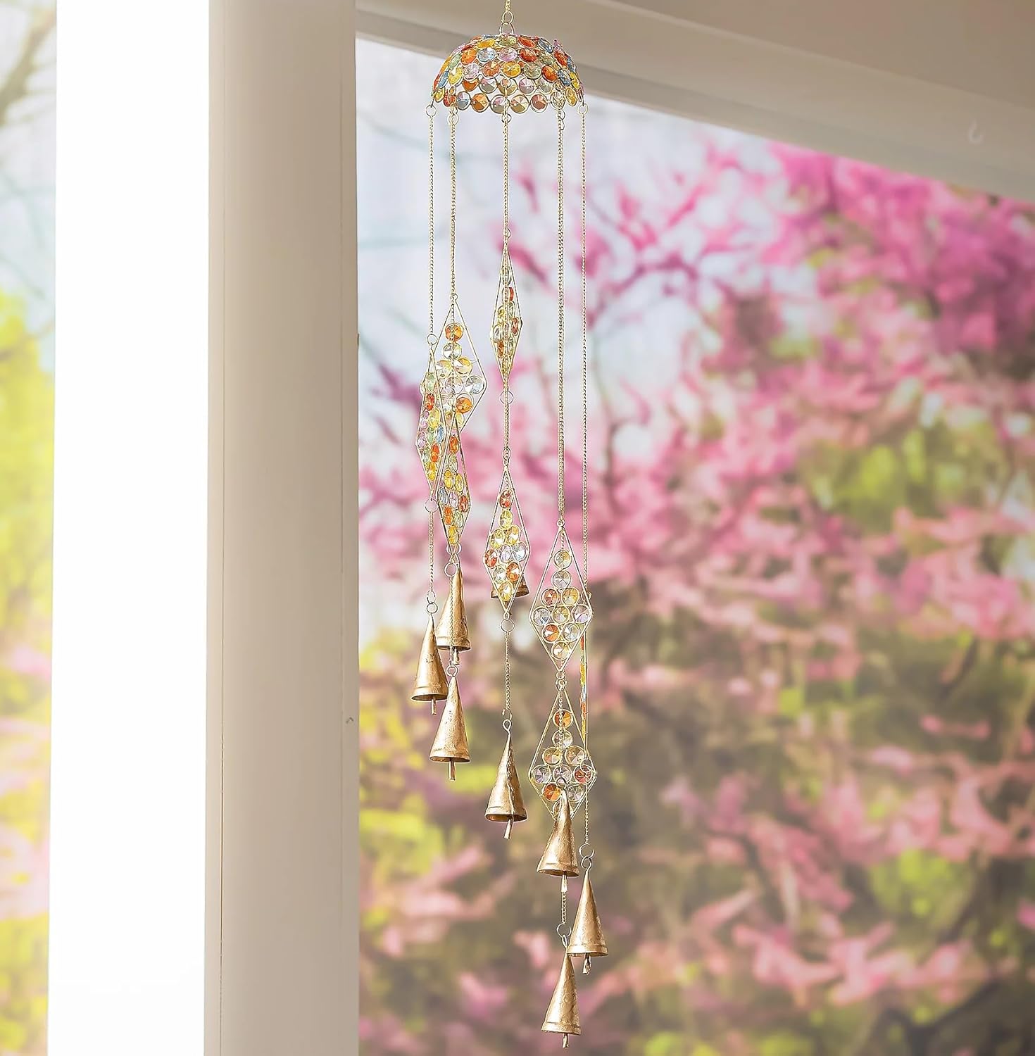 Long Glass Bead Windchime - Image 3