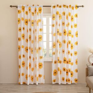 Printed Curtains - Cotton Sheer