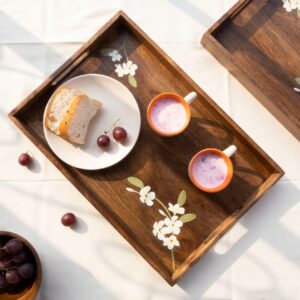 71LJeRQeGZL._SL1080_.jpg Handpainted Wooden Large Tray
