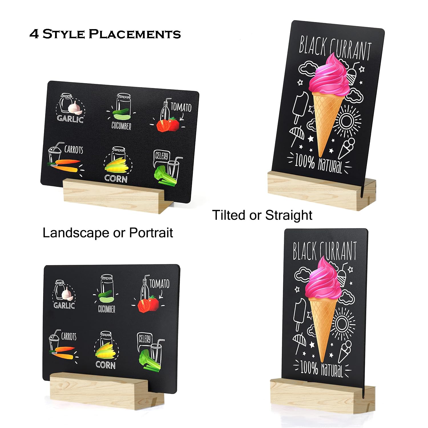 Small Chalkboard Signs with Stand - Image 2