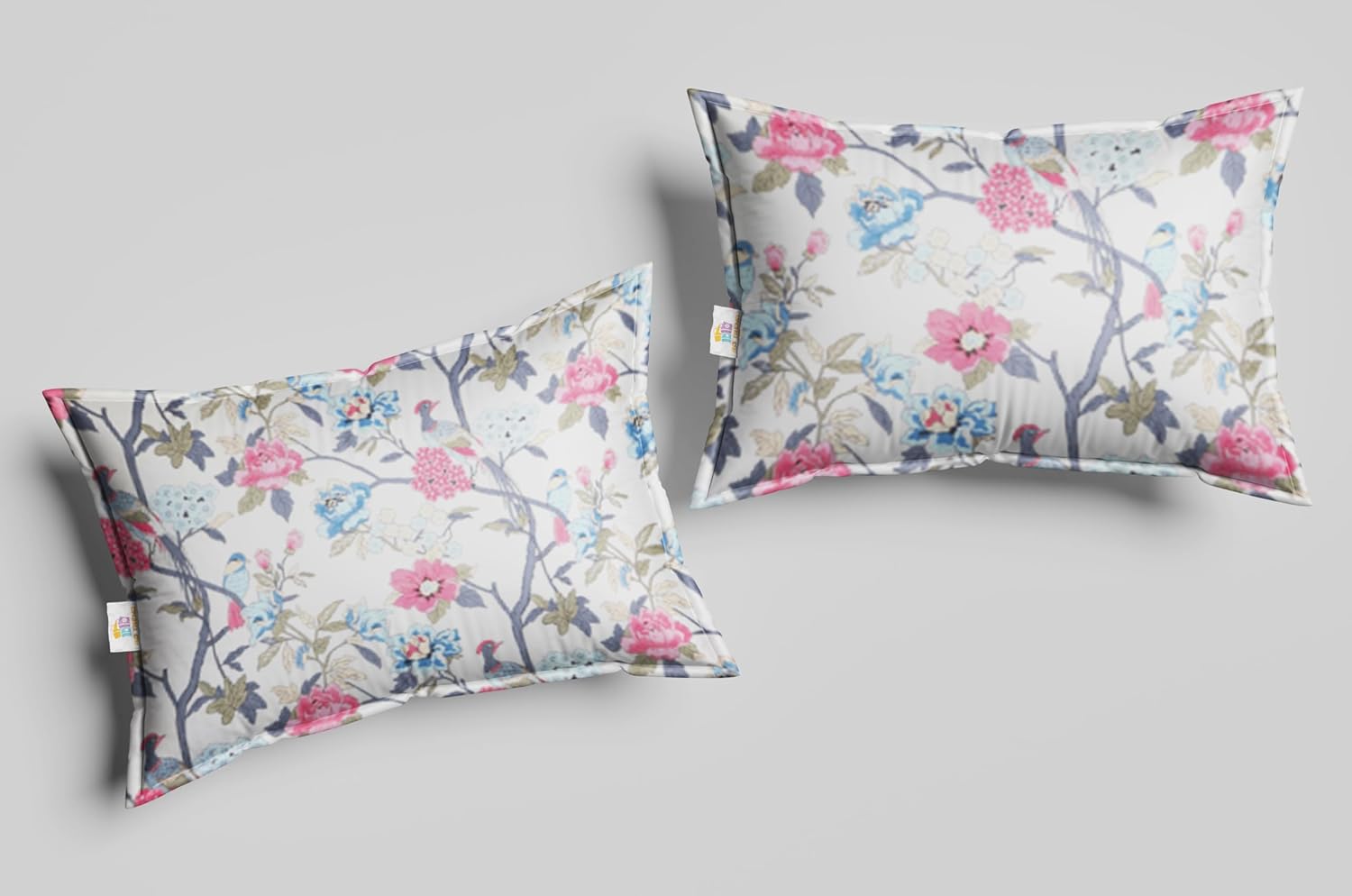 Printed Floral Design Pillow Cover