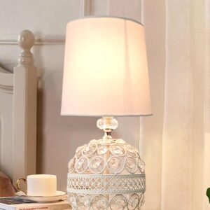 Small Crystal Table Lamp