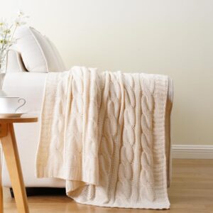 Cable Knit Throw Blankets