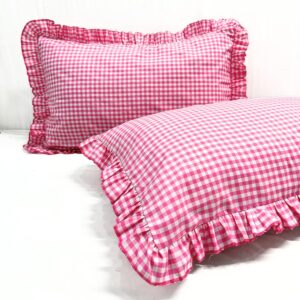 Checkered Throw Pillowcases