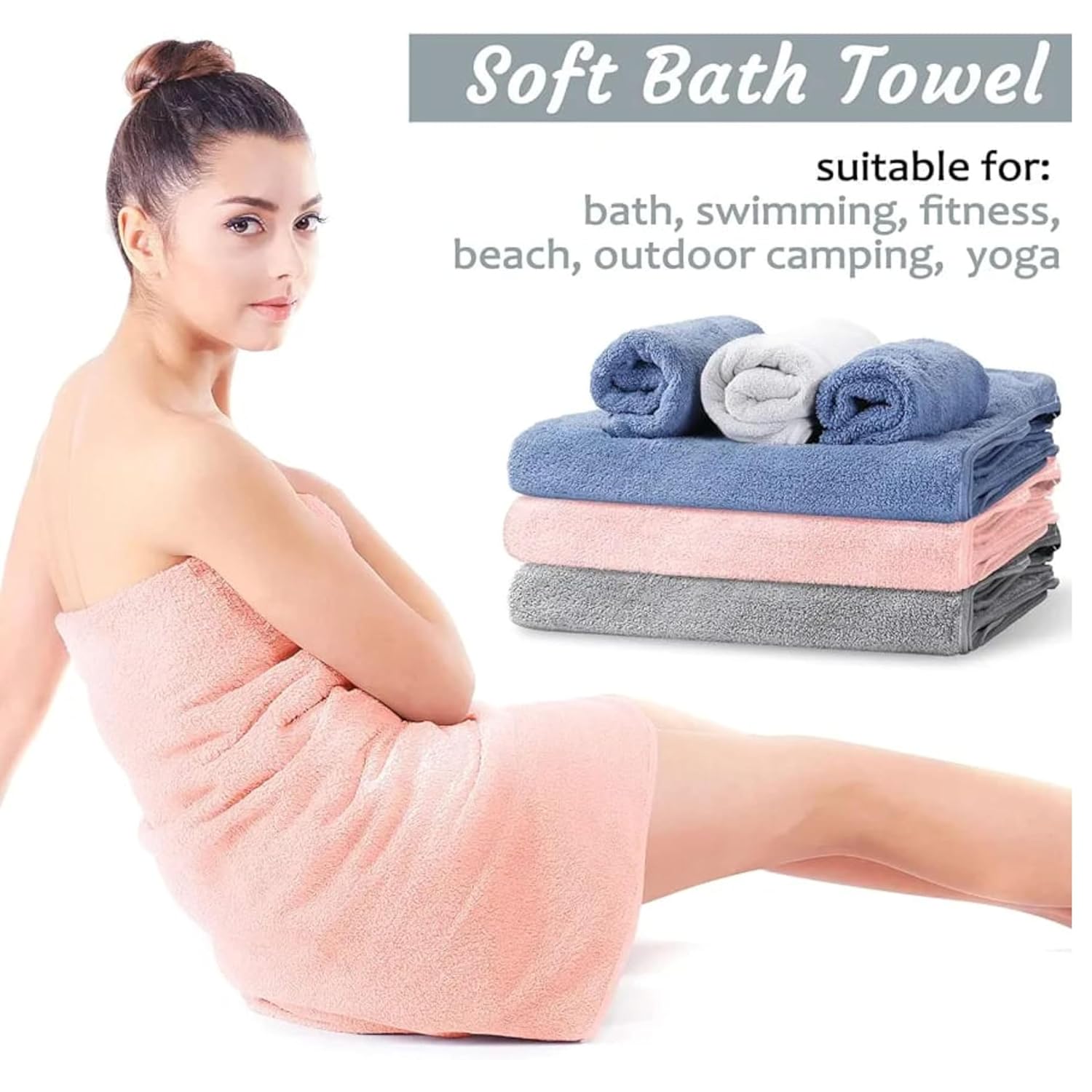 Bath Towel/Hair Wrap - Image 4