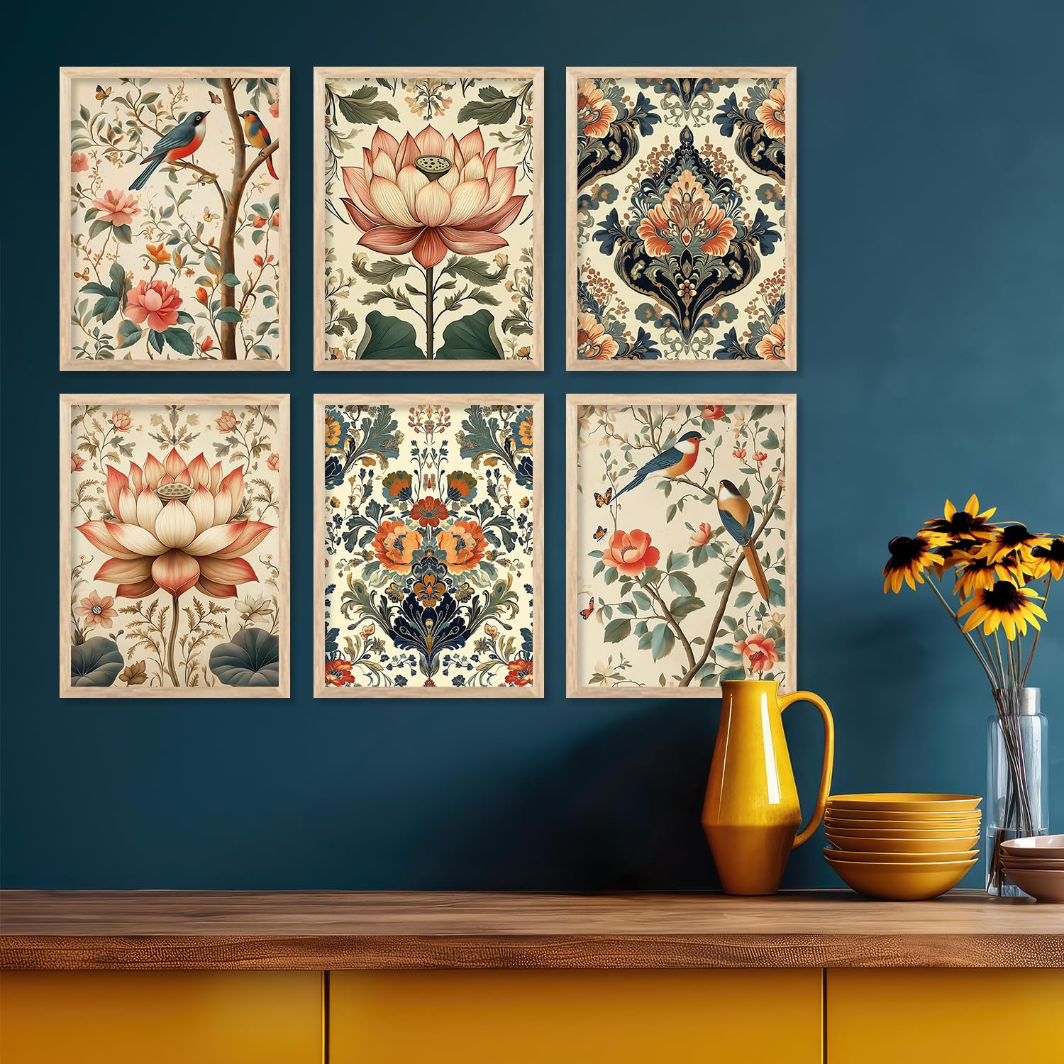 Traditional Indian Wall Art Nature Paintings - Image 4