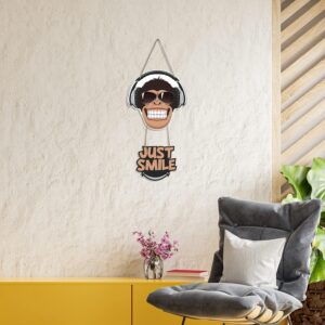 Smile Printed Wooden Wall