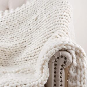 Beautifully Knitted and Textured Blanket