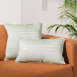 Printed Chanderi Silk Cushion Cover