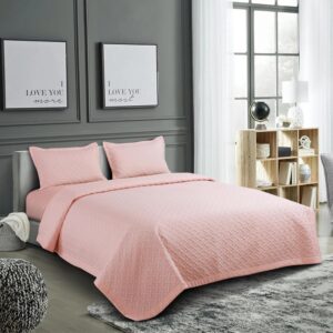 King Size Bedding Set Peach